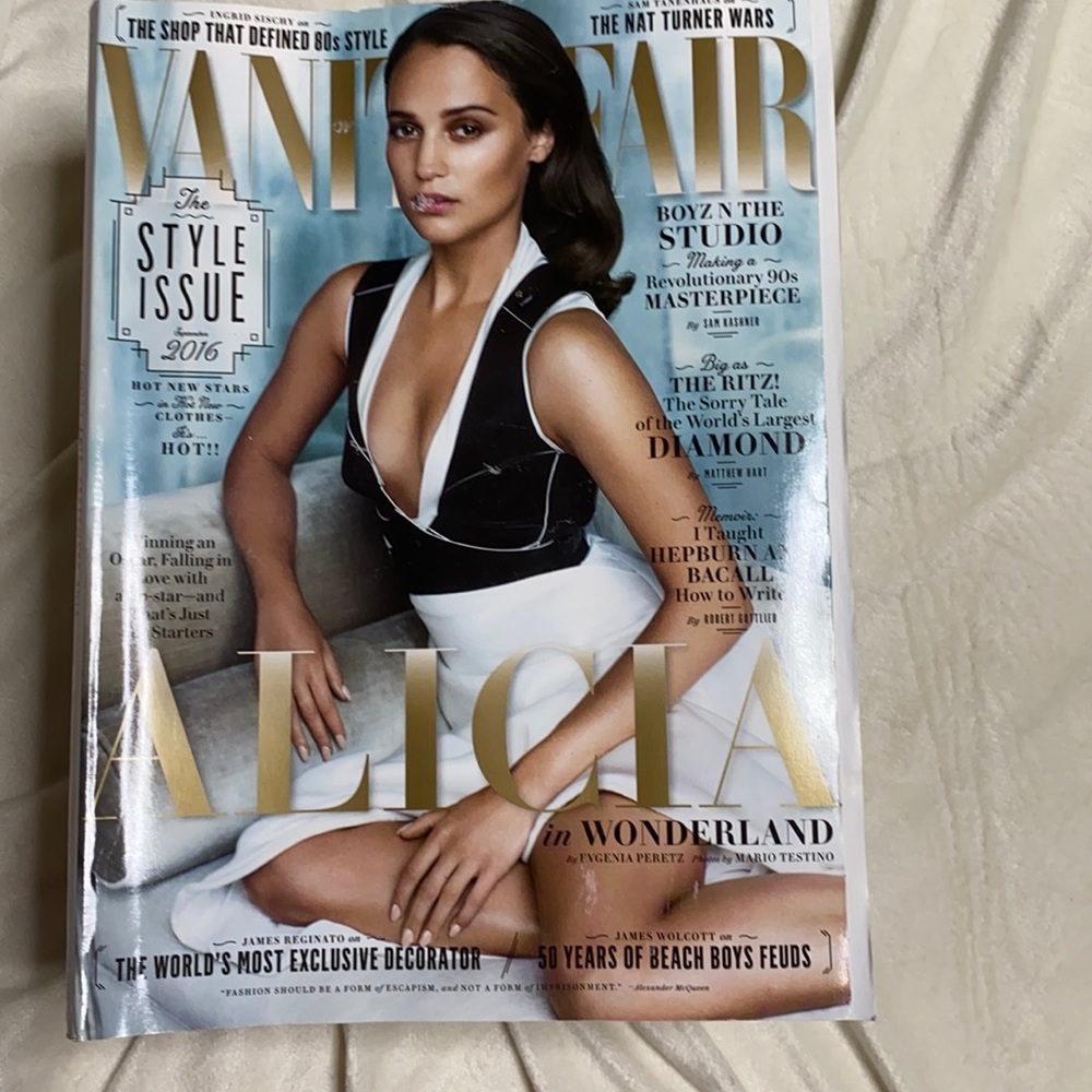 Vanity Fair Magazine - September 2016 - ALICIA VIKANDER